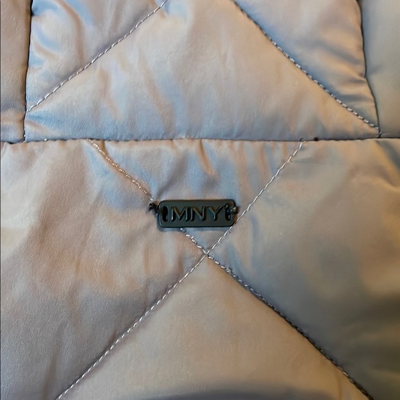 Marc New York Mixed Material Quilted Puffer Jacket with Ribbed Knit Sleeves - Picture 14 of 16